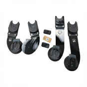 Shop Bumbleride Indie Twin Car Seat Adapters Set for Nuna/Cybex/Maxi Cosi/Clek, Black at GoodBuy Gear