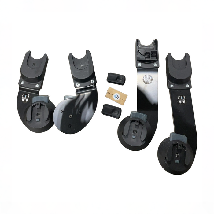 Shop Bumbleride Indie Twin Car Seat Adapters Set for Nuna/Cybex/Maxi Cosi/Clek, Black at GoodBuy Gear