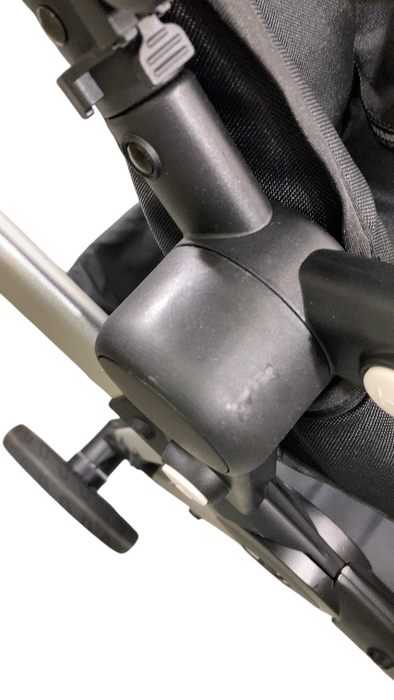 Shop Mockingbird Single to Double 2.0 Stroller, 2024, Black, Silver With Black Leather, Windowpane at GoodBuy Gear
