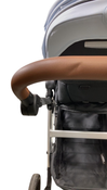 Shop Mockingbird Single to Double 2.0 Stroller, 2024, Silver With Penny Leather, Sky, Windowpane at GoodBuy Gear