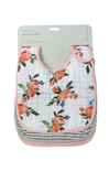 Shop Little Unicorn Cotton Muslin Classic Bib (3 Pack), Watercolor Roses at GoodBuy Gear