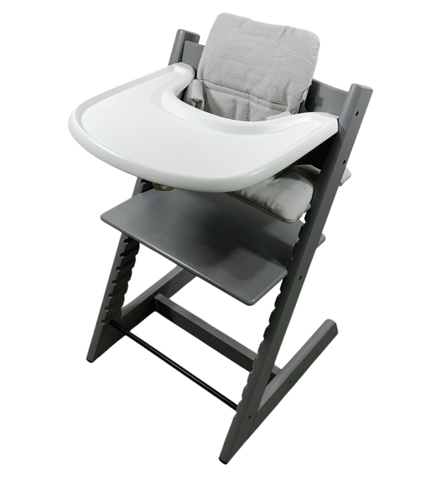 Shop Stokke Tripp Trapp Complete High Chair, Storm Grey, Nordic Grey, 2 at GoodBuy Gear