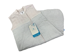 Shop Little Unicorn Cotton Muslin Sleep Bag, Small, Quilted, Grey Stripe at GoodBuy Gear