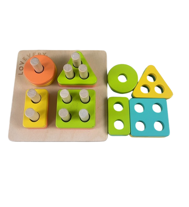 Shop Lovevery Sort and Stack Peg Puzzle at GoodBuy Gear