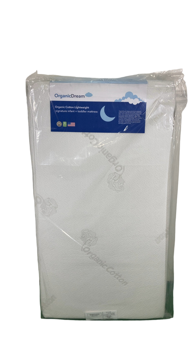 Shop Organic Dream Organic Cotton Lightweight Crib Mattress, White, Standard (52x28x5) at GoodBuy Gear