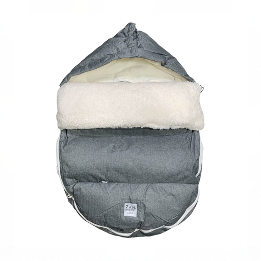 Shop 7 A.M. Enfant LambPOD Stroller and Car Seat Footmuff, Heather grey, Medium/Large at GoodBuy Gear