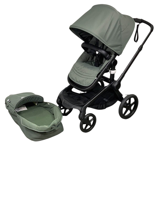 Shop Bugaboo Fox 5 Stroller, 2023, Black Frame, Forest Green at GoodBuy Gear