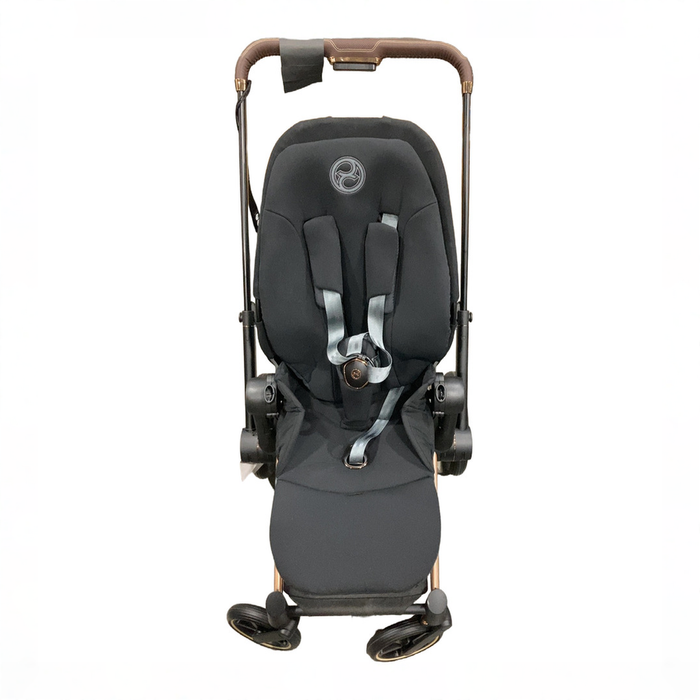 Shop Cybex E-PRIAM Electric Stroller, 2026, Rose Gold, Sepia Black, with Battery at GoodBuy Gear