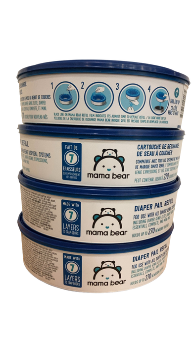 Shop Mama Bear Diaper Pail Liners, 270 Count, 4 Pack at GoodBuy Gear