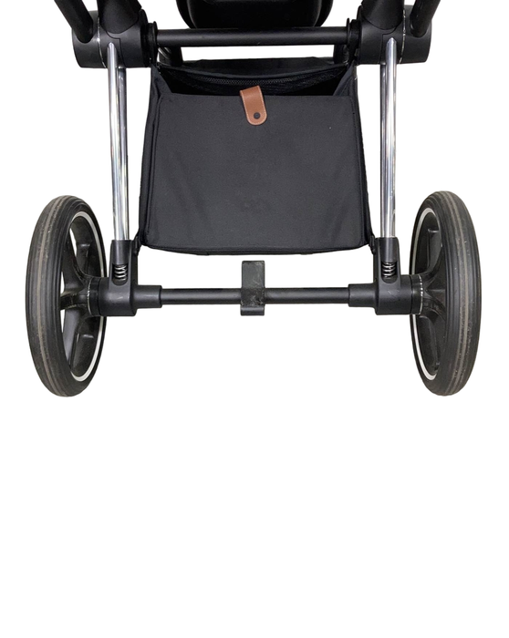 Cybex PRIAM Stroller, Chrome With Black Details, Soho Grey, 2021