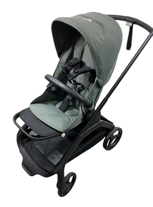 Bugaboo Dragonfly Stroller, 2025, Black, Forest Green, Forest Green