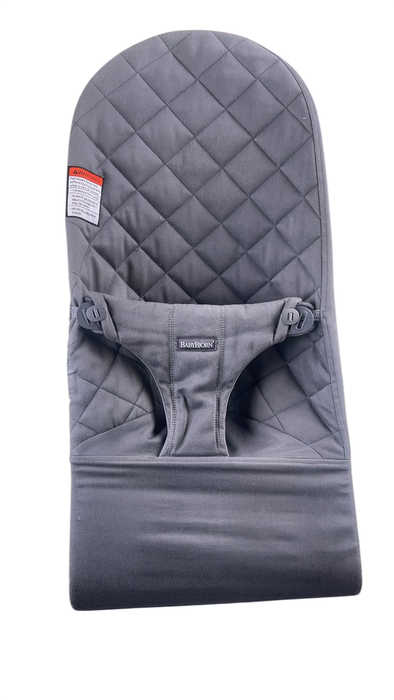 Shop BabyBjorn Bouncer Bliss, Anthracite Cotton Classic Quilt, Dark Gray Frame at GoodBuy Gear