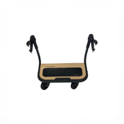 Shop UPPAbaby VISTA PiggyBack Ride-Along Board (2015+), Natural Wood/Black at GoodBuy Gear