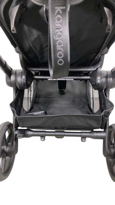 Shop Bugaboo Kangaroo Single To Double Stroller, 2024, Black, Midnight Black, Misty White at GoodBuy Gear
