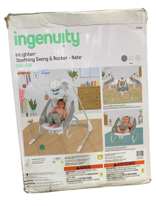 Shop Ingenuity InLighten Soothing Swing, Nate at GoodBuy Gear