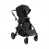 Shop Mockingbird Single to Double 3.0 Stroller, 2025, Black Windowpane, Charcoal with Penny Leather at GoodBuy Gear