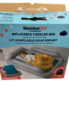 Shop SlumberPod SlumberTot Inflatable Toddler Bed, Gray/Teal at GoodBuy Gear