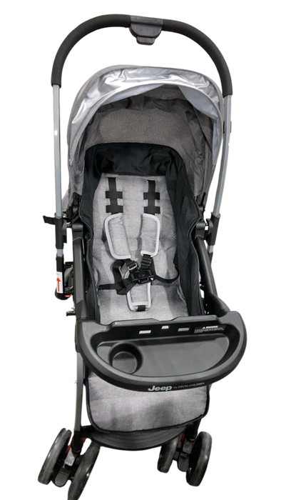 Shop Delta Children Unlimited Jeep Stroller with Reversible Handle, 2024, Grey Tweed at GoodBuy Gear