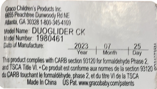 Shop Graco DuoGlider Double Stroller, 2023, Glacier at GoodBuy Gear