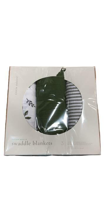 Shop Little Unicorn Cotton Muslin Swaddles 3-Pack, Forest at GoodBuy Gear