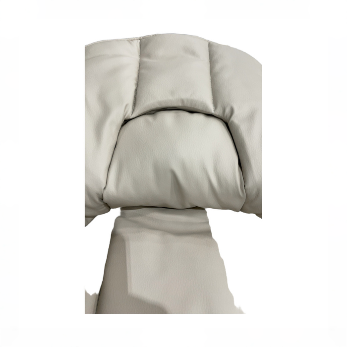 Shop Lalo The Chair with Cushion, Coconut, Leather Mono Coconut, White at GoodBuy Gear