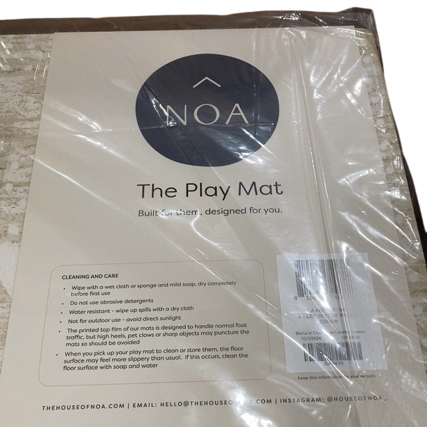 House of Noa Little Nomad Play Mat, 4x8, Straw, Ula