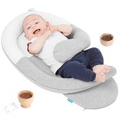 Shop Babymoov CloudNest Organic Soothing Lounger, Grey/White at GoodBuy Gear