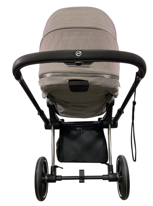 Shop Cybex PRIAM Stroller, 2019, Manhattan Grey, Chrome With Black Details at GoodBuy Gear