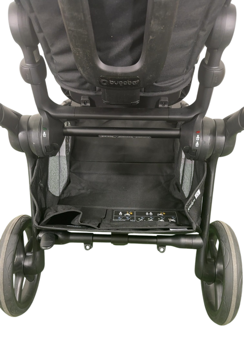 Shop Bugaboo Kangaroo Single To Double Stroller, 2024, Black, Midnight Black, Misty White at GoodBuy Gear