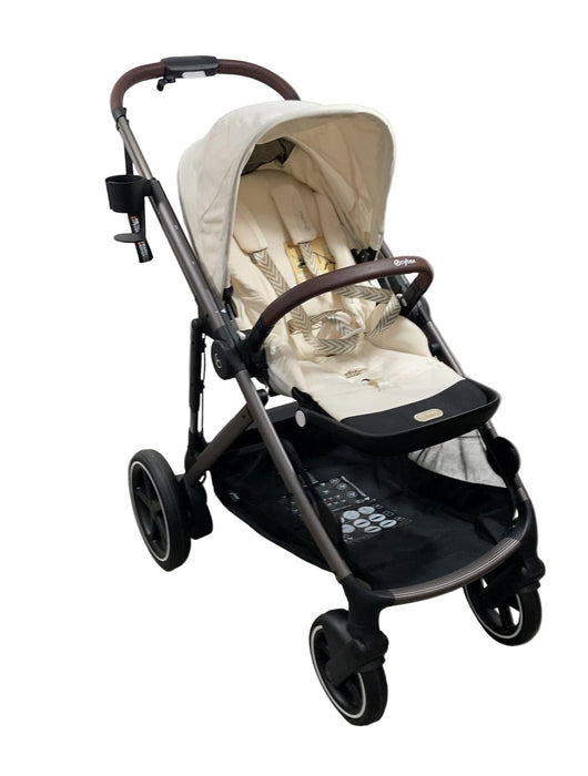 Shop Cybex e-Gazelle S Stroller, 2024, Seashell Beige, Taupe at GoodBuy Gear