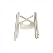 Shop Lalo The Chair with Cushion, Coconut, Leather Mono Coconut, White at GoodBuy Gear