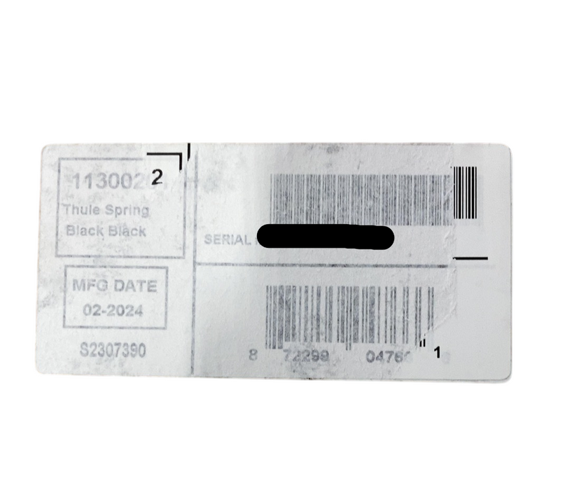 Shop Thule Spring Stroller, 2024, Black, Midnight Black at GoodBuy Gear