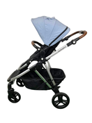 Shop Mockingbird Single to Double 2.0 Stroller, 2024, Silver With Penny Leather, Sky, Watercolor Drops at GoodBuy Gear