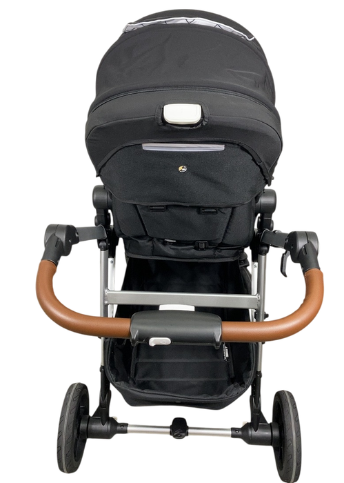 Shop Mockingbird Single to Double 2.0 Stroller, 2024, Black, Silver With Penny Leather, Windowpane at GoodBuy Gear