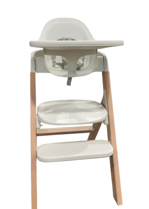 Shop Mockingbird High Chair, Natural Beech, White at GoodBuy Gear