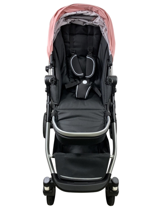 Shop Mockingbird Single to Double 2.0 Stroller, Bloom, Watercolor Drops, Silver With Penny Leather, 2025 at GoodBuy Gear