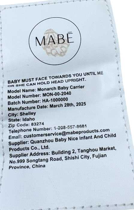 Shop Mabē The Monarch Carrier, Houndstooth at GoodBuy Gear