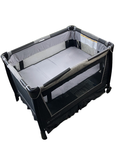 Shop Baby Trend Retreat Twins Nursery Center, Quarry at GoodBuy Gear