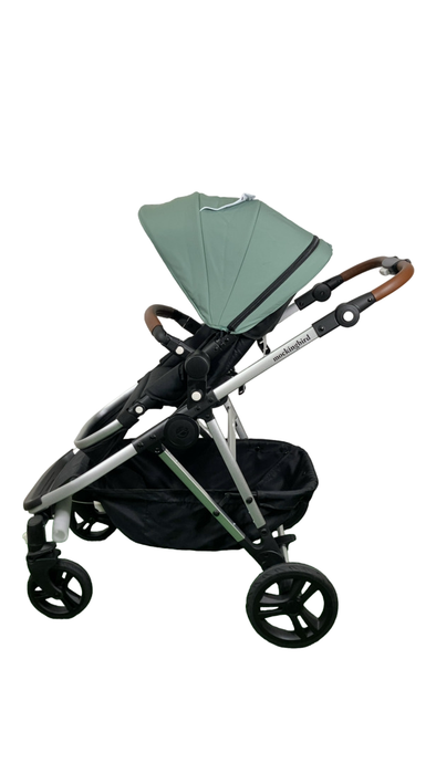 Shop Mockingbird Single to Double 2.0 Stroller, 2024, Sage, Silver With Penny Leather, Watercolor Drops at GoodBuy Gear