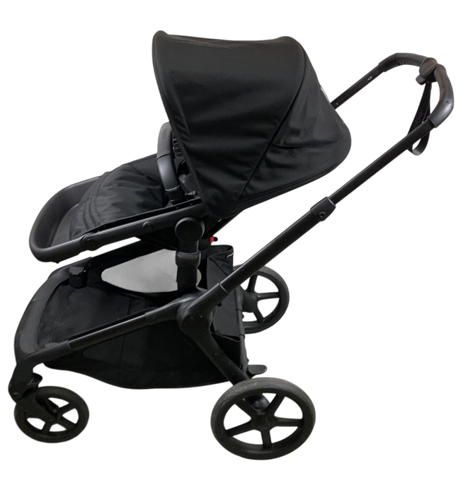 Shop Bugaboo Kangaroo Single To Double Stroller, 2024, Black, Midnight Black, Midnight Black at GoodBuy Gear