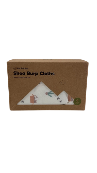 Shop KeaBabies Shea Burp Cloths 6 Pack, Pets & Paws at GoodBuy Gear