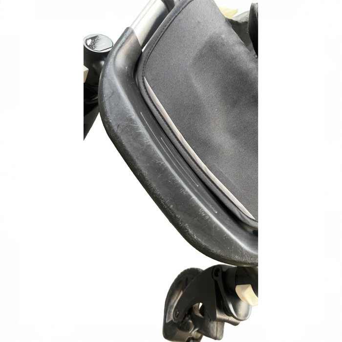 Shop DRAFT - Mockingbird Single to Double Stroller, 2020, Black, Silver with Brown Leather, Watercolor Drops at GoodBuy Gear