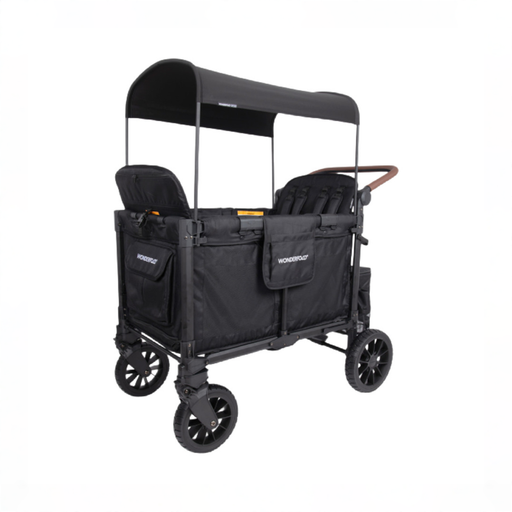 Shop Wonderfold W4 Luxe Pro Stroller Wagon, 2025, Jet Black at GoodBuy Gear