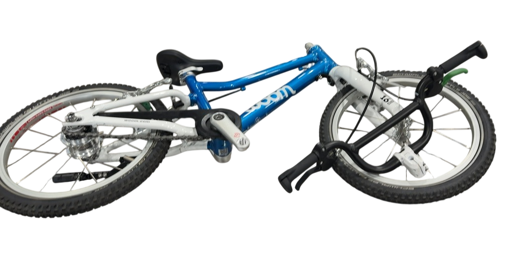 Shop Woom GO 3 Bike "16, AUTOMAGIC, Metallic Blue at GoodBuy Gear