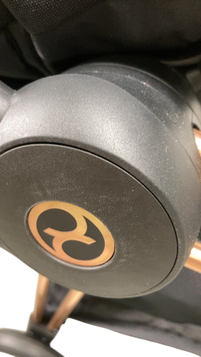 Shop Cybex Coya Stroller, 2023, Rose Gold, Sepia Black at GoodBuy Gear