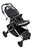 Shop Mockingbird Single to Double 2.0 Stroller, 2024, Black, Silver With Black Leather, Watercolor Drops at GoodBuy Gear