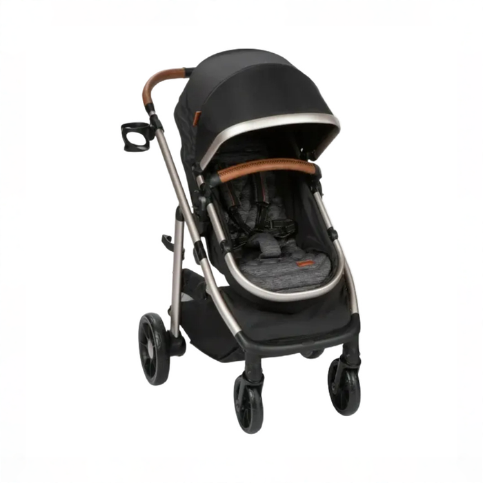 Shop Monbebe Lynx 6-in-1 Modular Travel System Stroller, 2023, Black & Gold at GoodBuy Gear