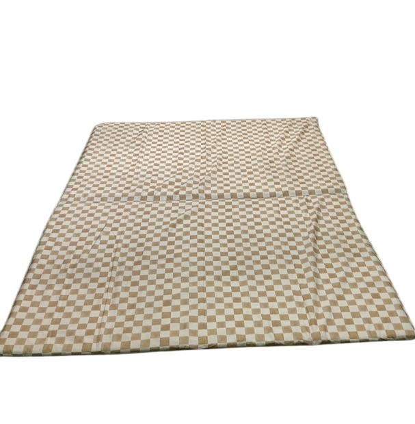 Toki Kids Epic Padded Play Mat 60" x 84", Checker Toffee