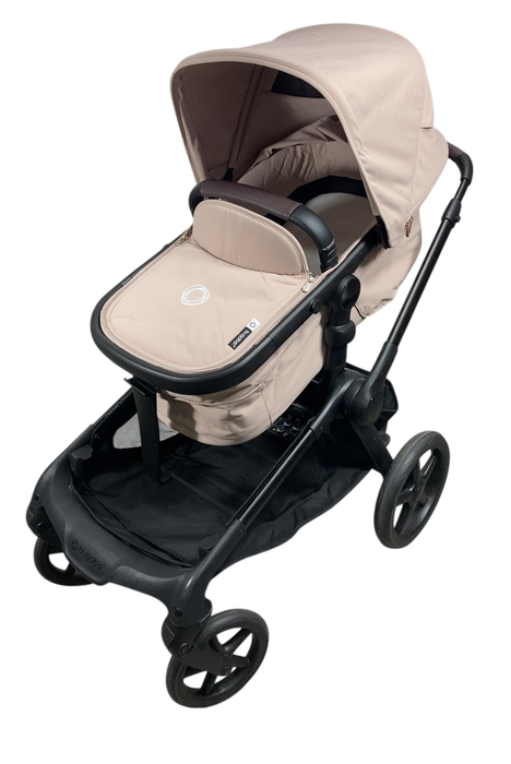 Shop Bugaboo Kangaroo Single To Double Stroller, 2024, Black, Desert Taupe, Desert Taupe at GoodBuy Gear