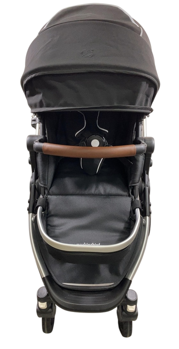 Shop Mockingbird Single 2.0 Stroller, 2025, Black, Silver With Penny Leather, Windowpane at GoodBuy Gear